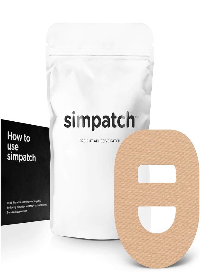 SIMPATCH Adhesive Patch for Omnipod with Strap - Pack of 25 (Tan) - Image 1